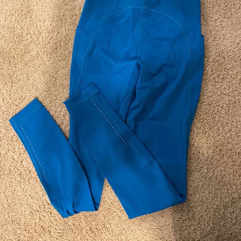 Blue Lululemon Tights
